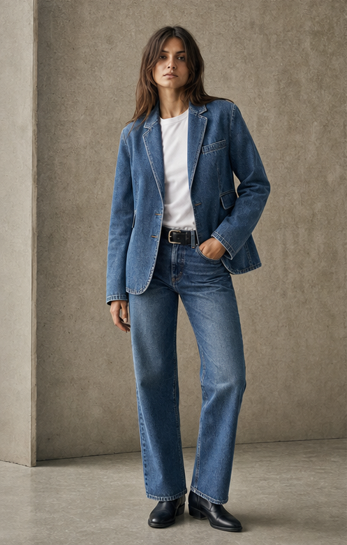 Denim Blazer denim product development reference