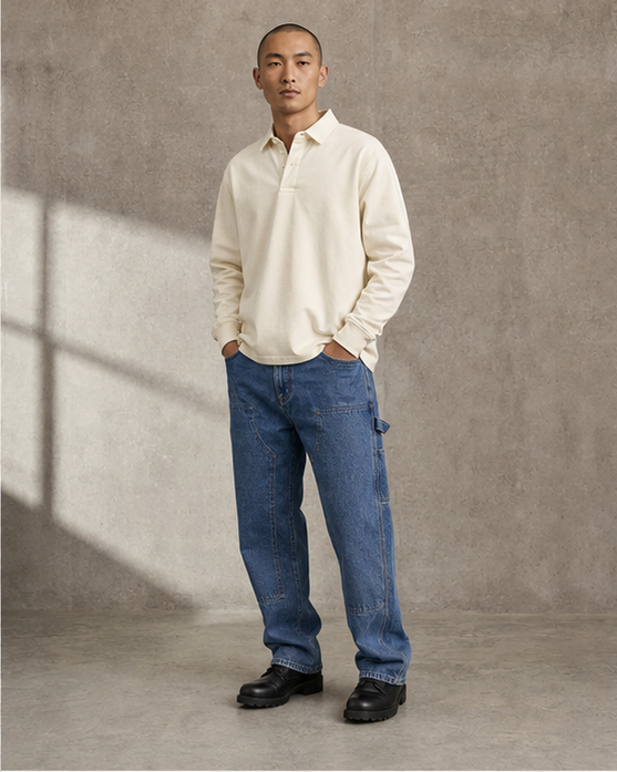 Carpenter Relaxed denim product development reference