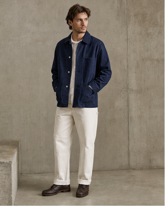 Ecru Work Straight denim product development reference