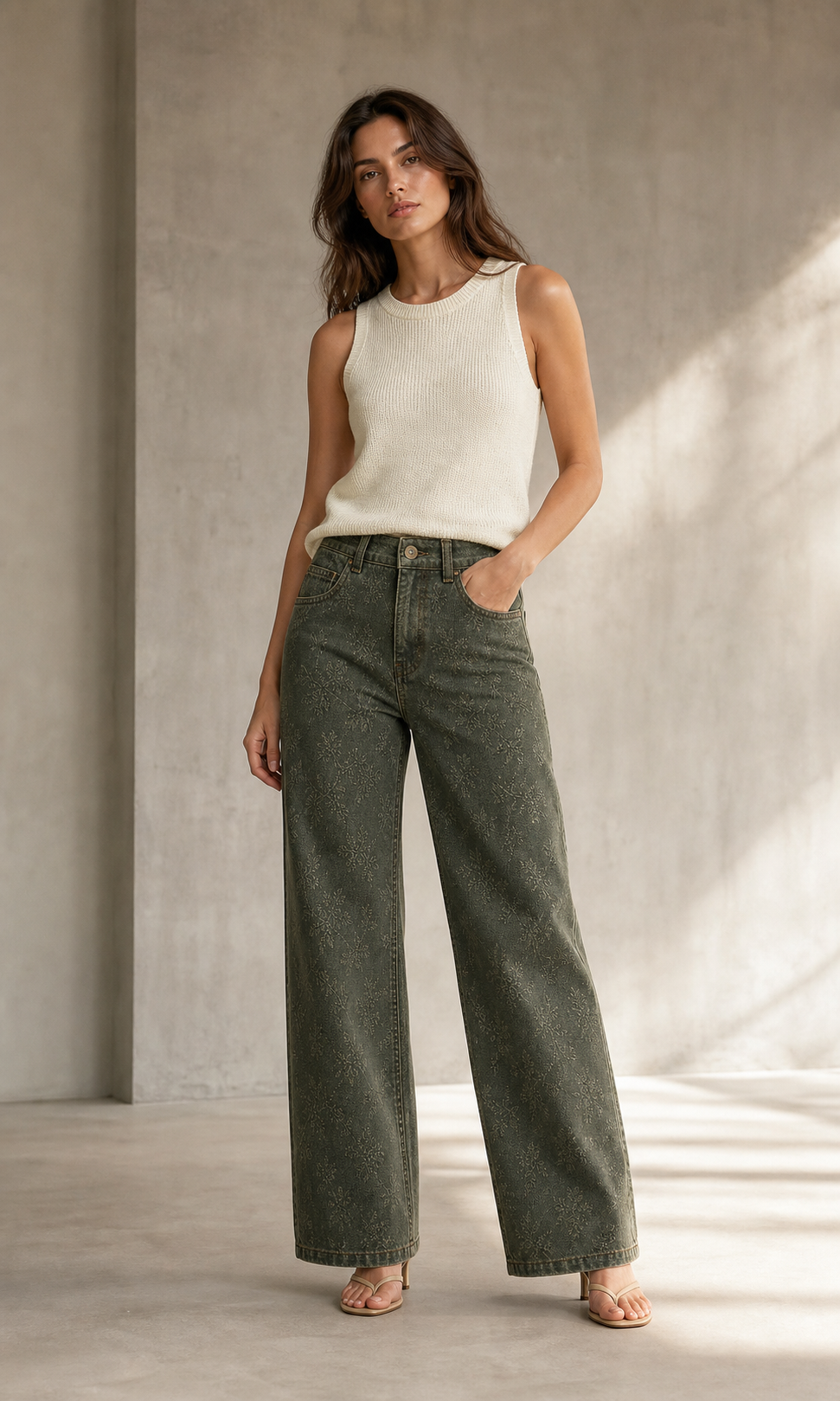 Women's custom denim jeans