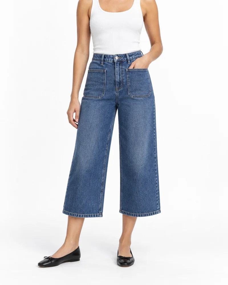 Cropped Wide Utility – Cropped & capri jeans