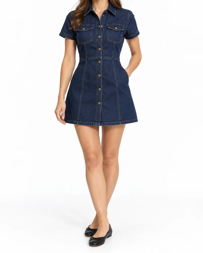Indigo Shirt Dress – Denim dresses