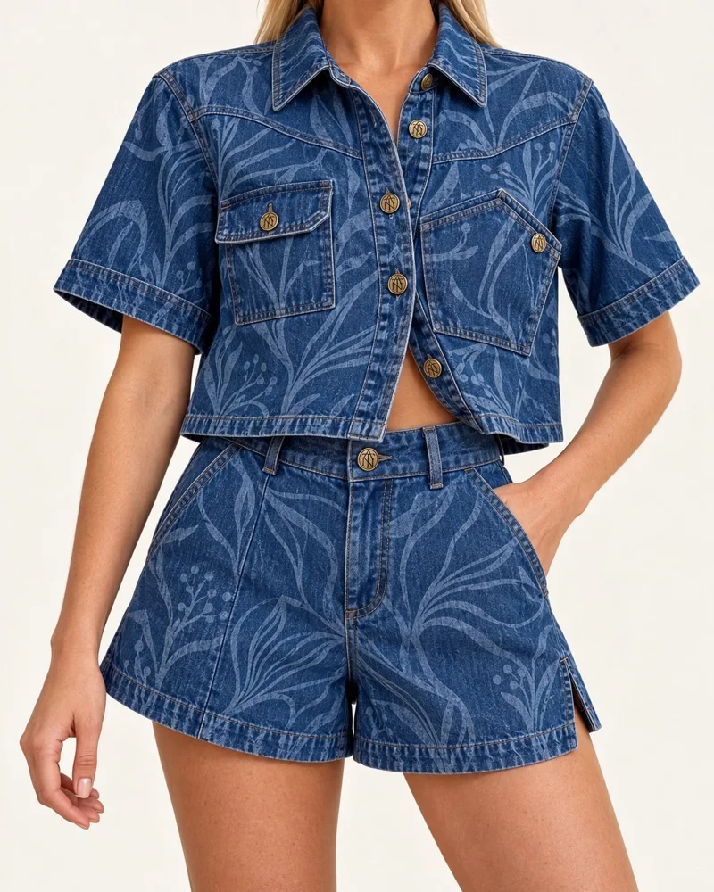 Botanical Denim Light Jacket – Denim jackets & light layers