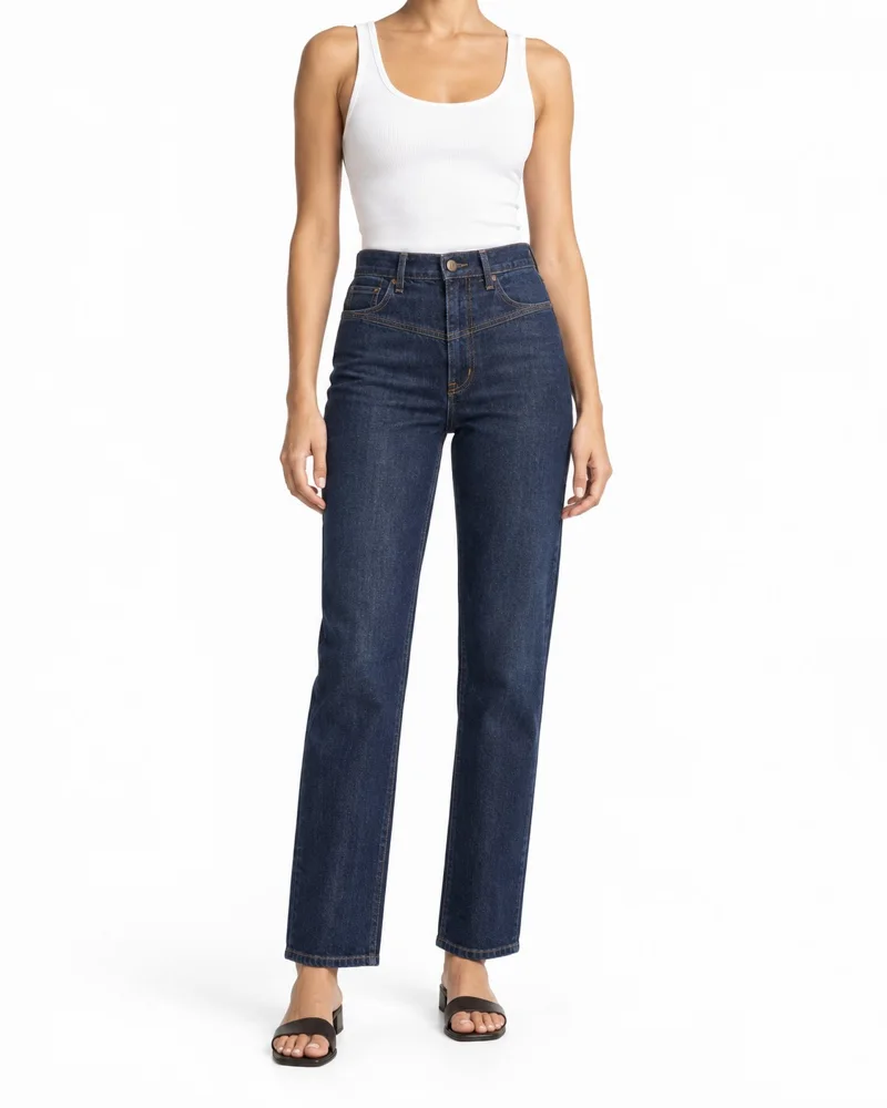 Deep Indigo Straight – Straight & stovepipe jeans