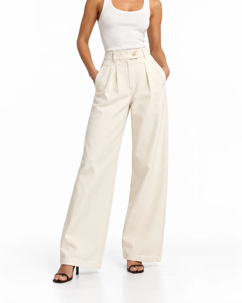 Ecru Tailored Wide – Wide leg & relaxed jeans